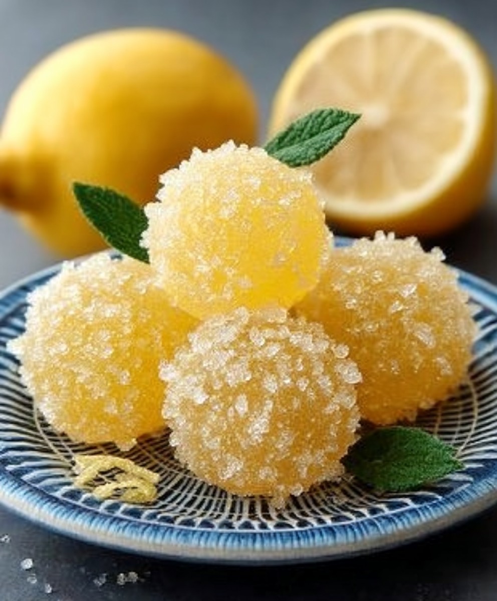 Homemade Lemon Drops