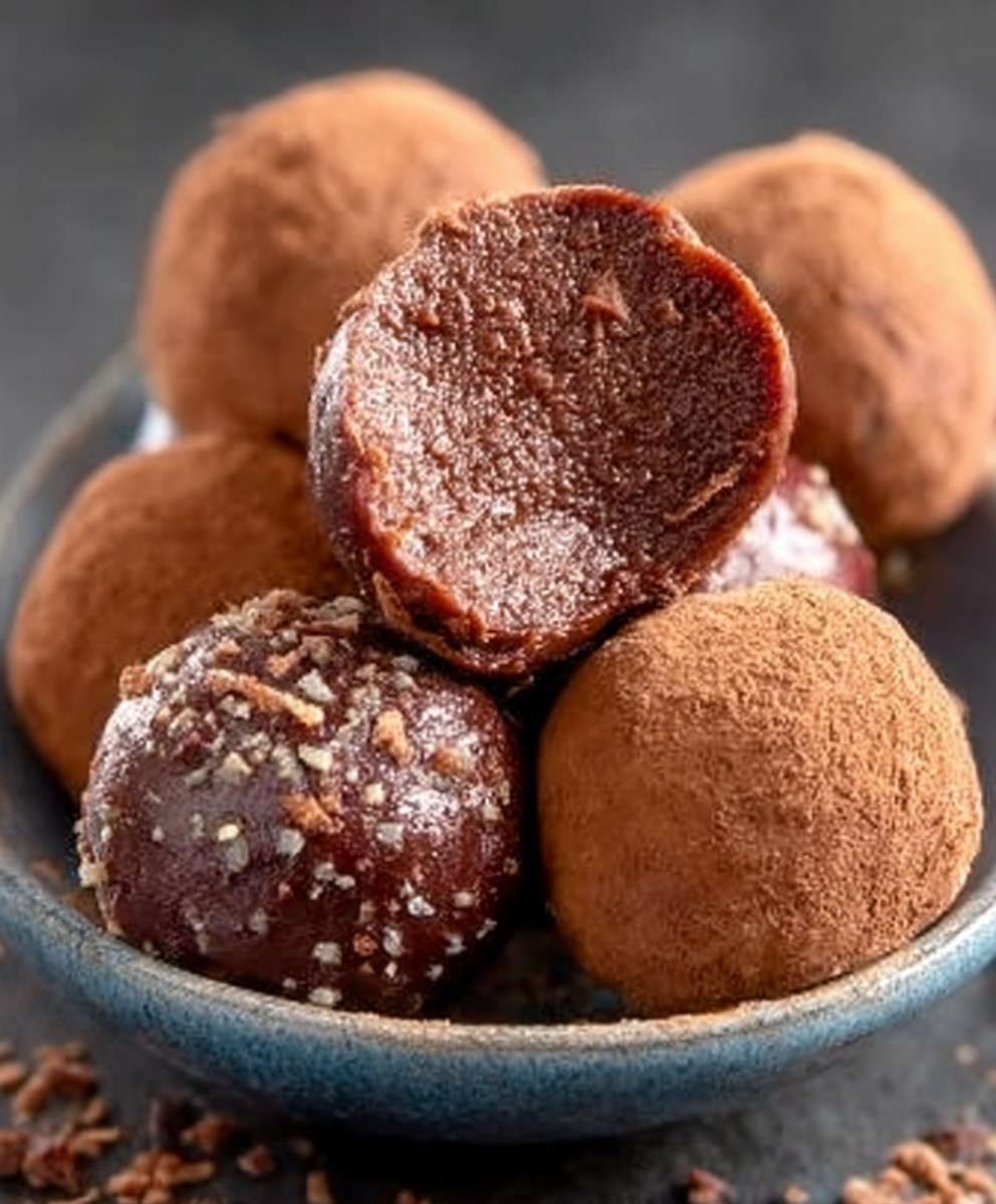 No Bake Brownie Bites