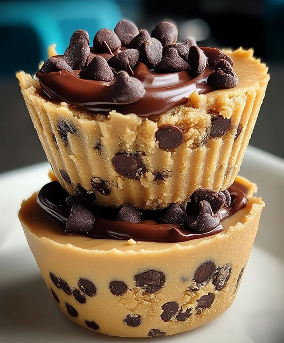 Chocolate Chip Cookie Dough Cups