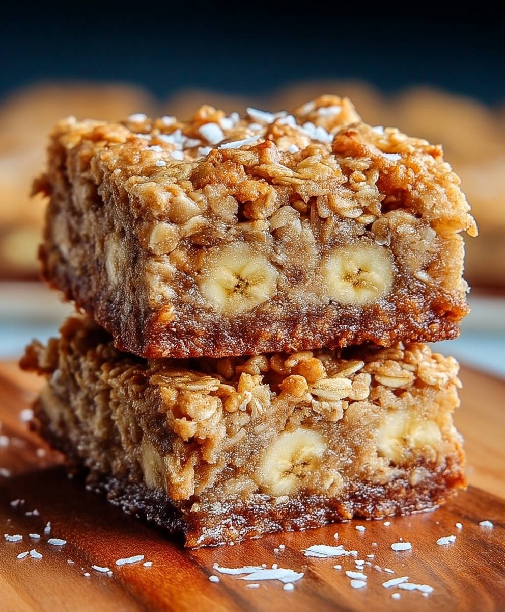 Banana Oatmeal Bars