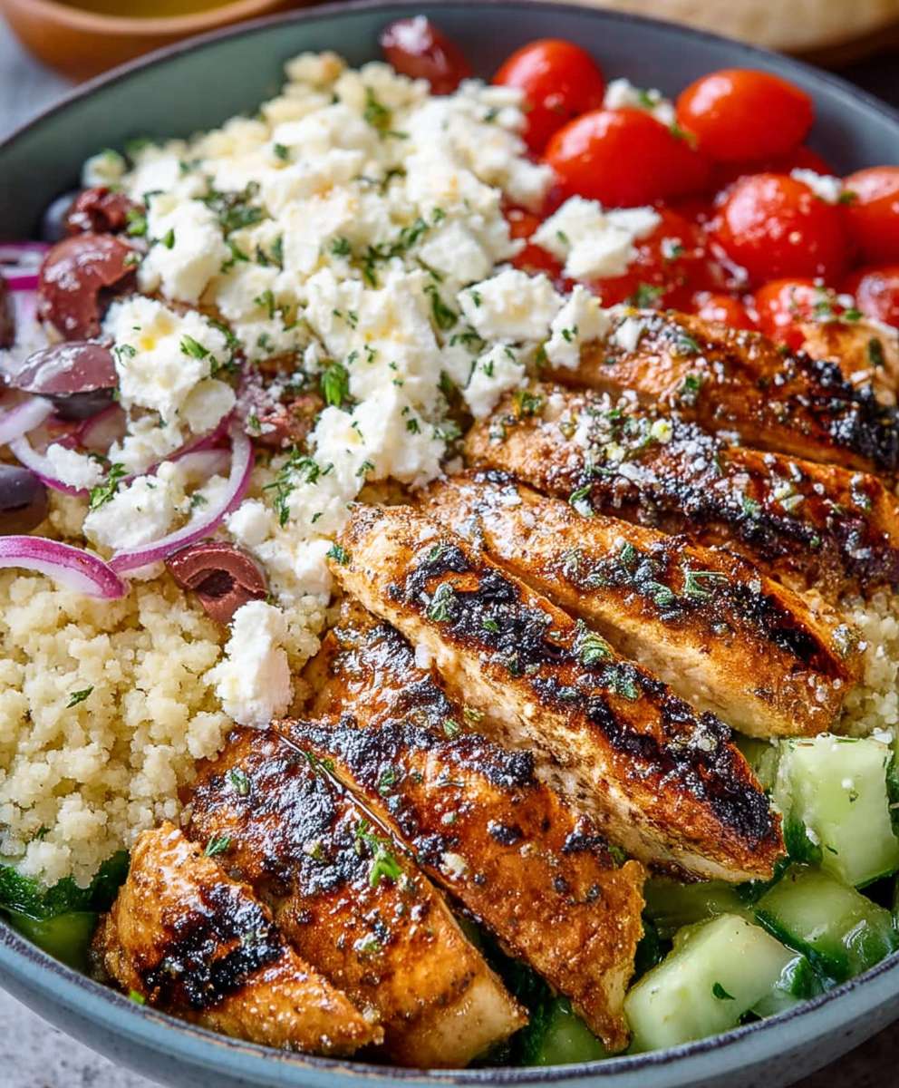Greek Chicken Bowls