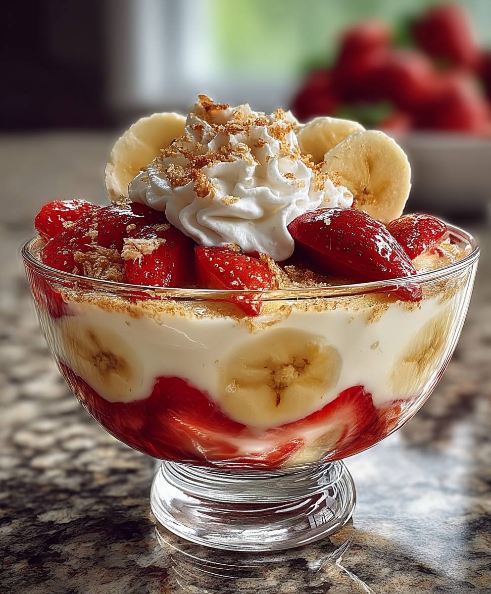 Strawberry Banana Pudding