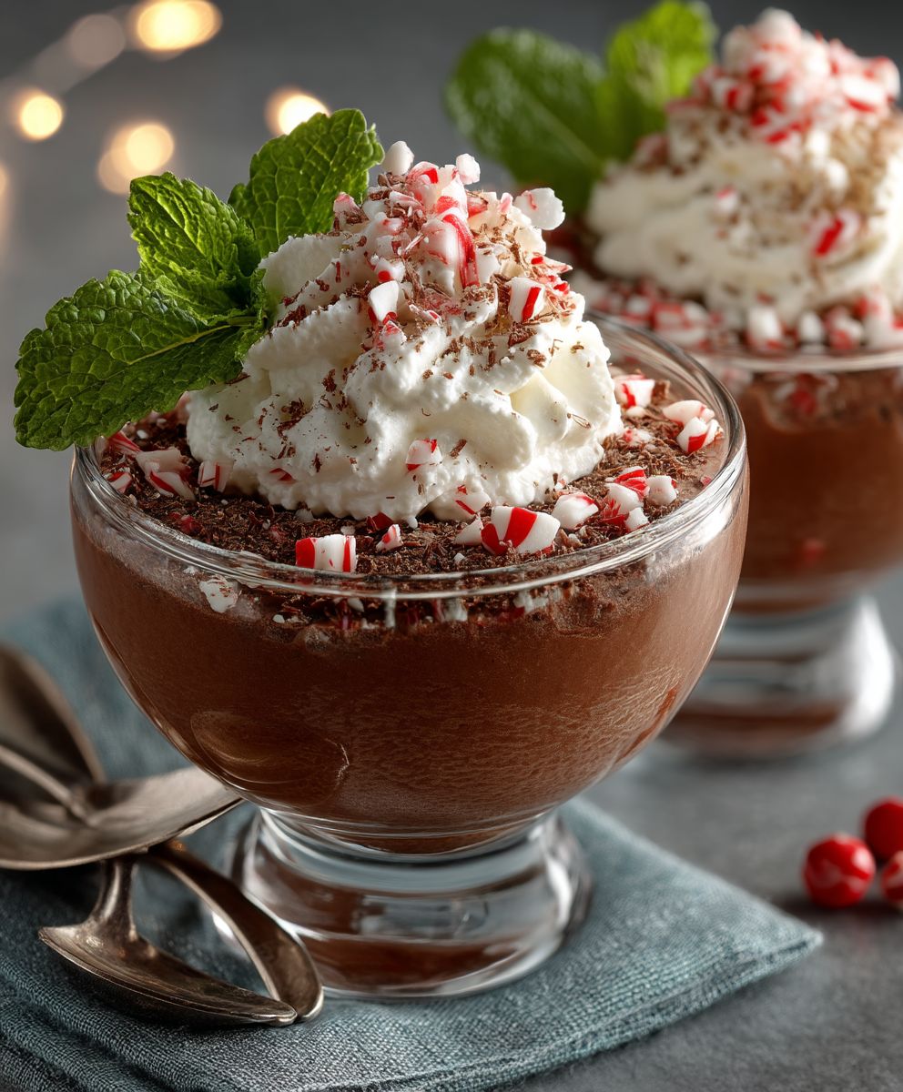 Chocolate Peppermint Mousse