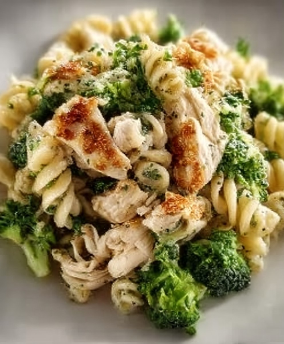 High Protein Broccoli Pasta