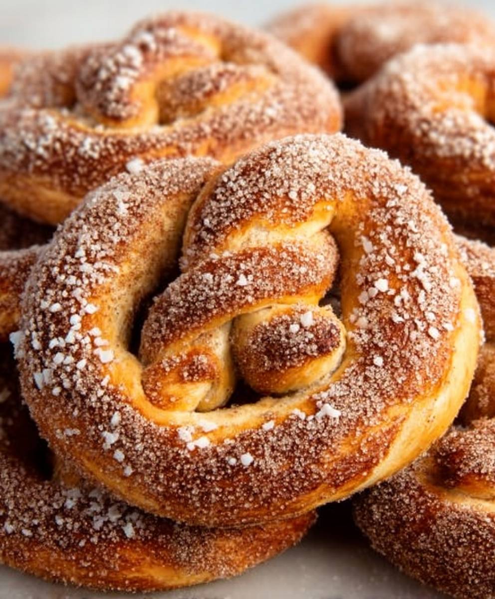 cinnamon sugar pretzels