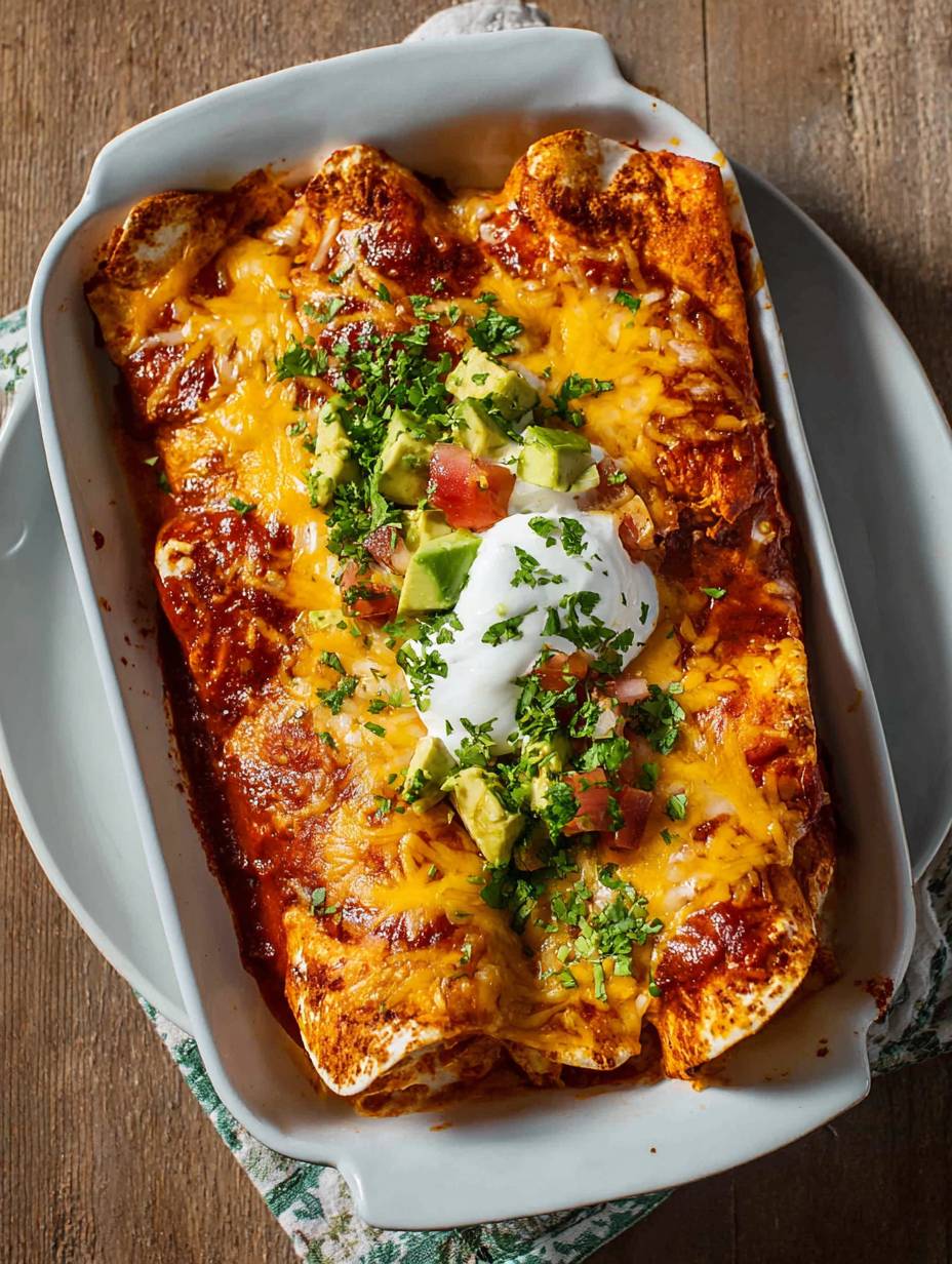 Quick Easy Chicken Enchiladas