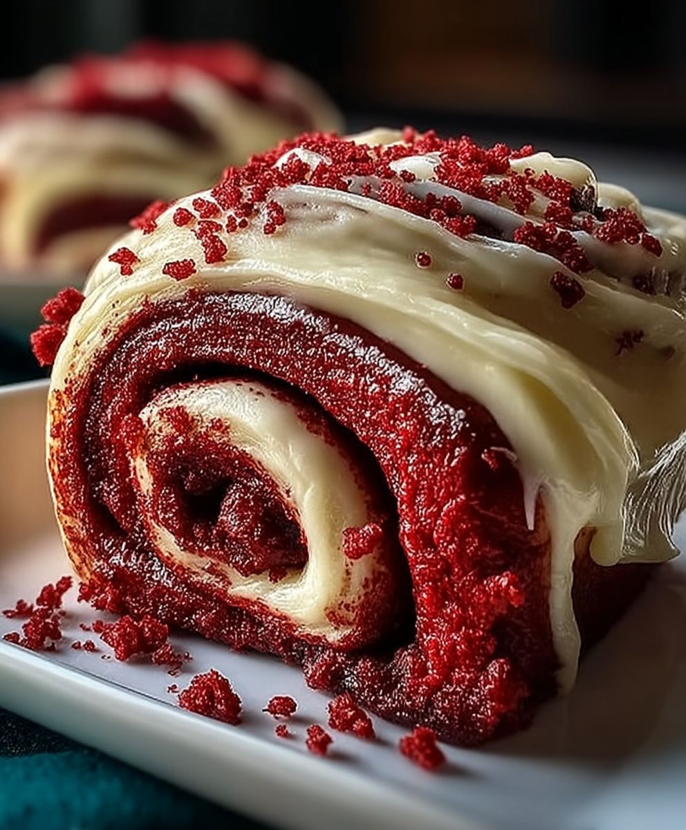 Red Velvet Cinnamon Rolls