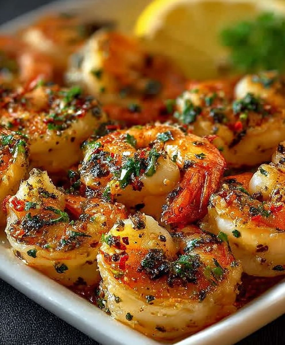 Garlic Parmesan Roasted Shrimp