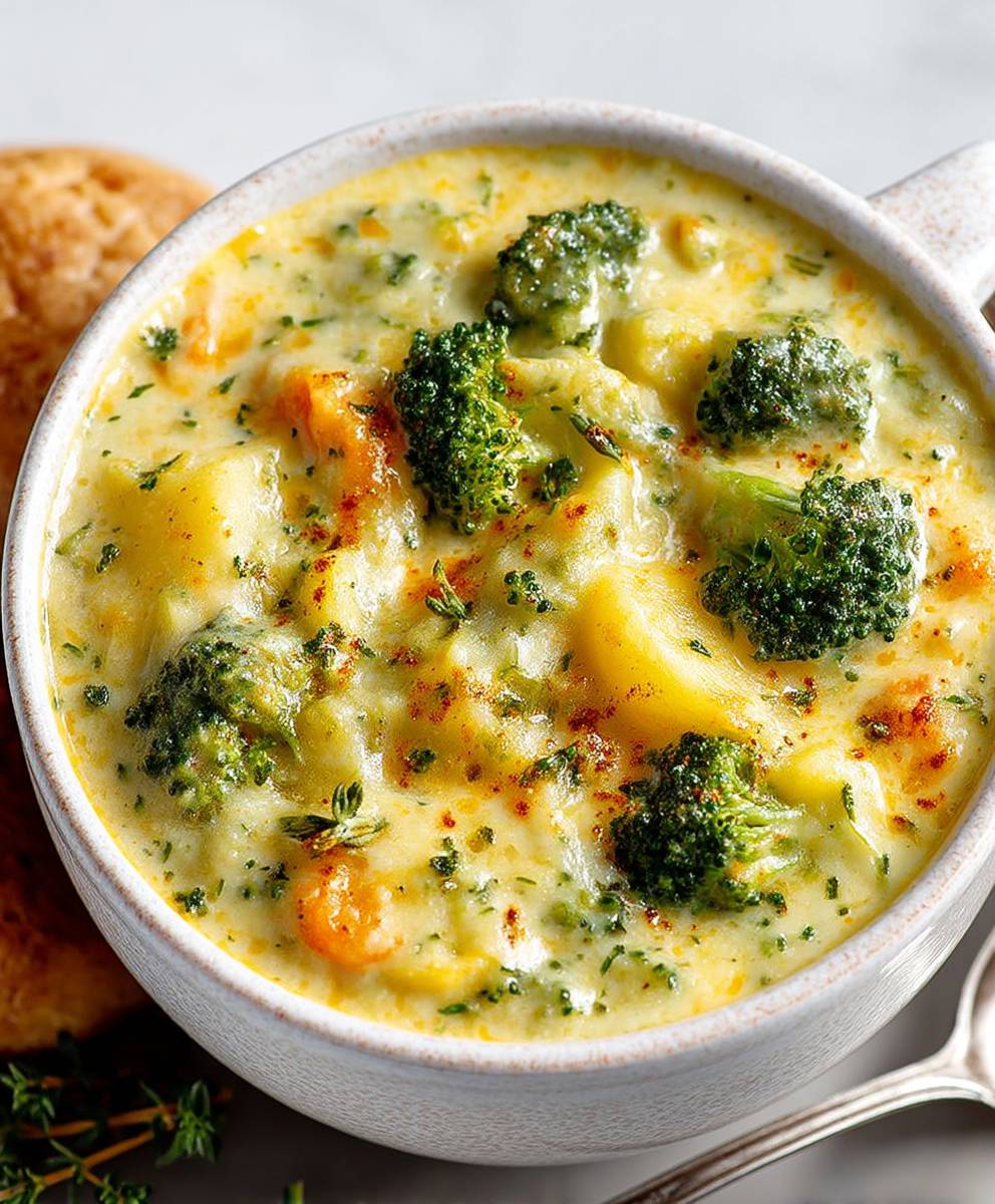 Broccoli Potato Cheese Soup