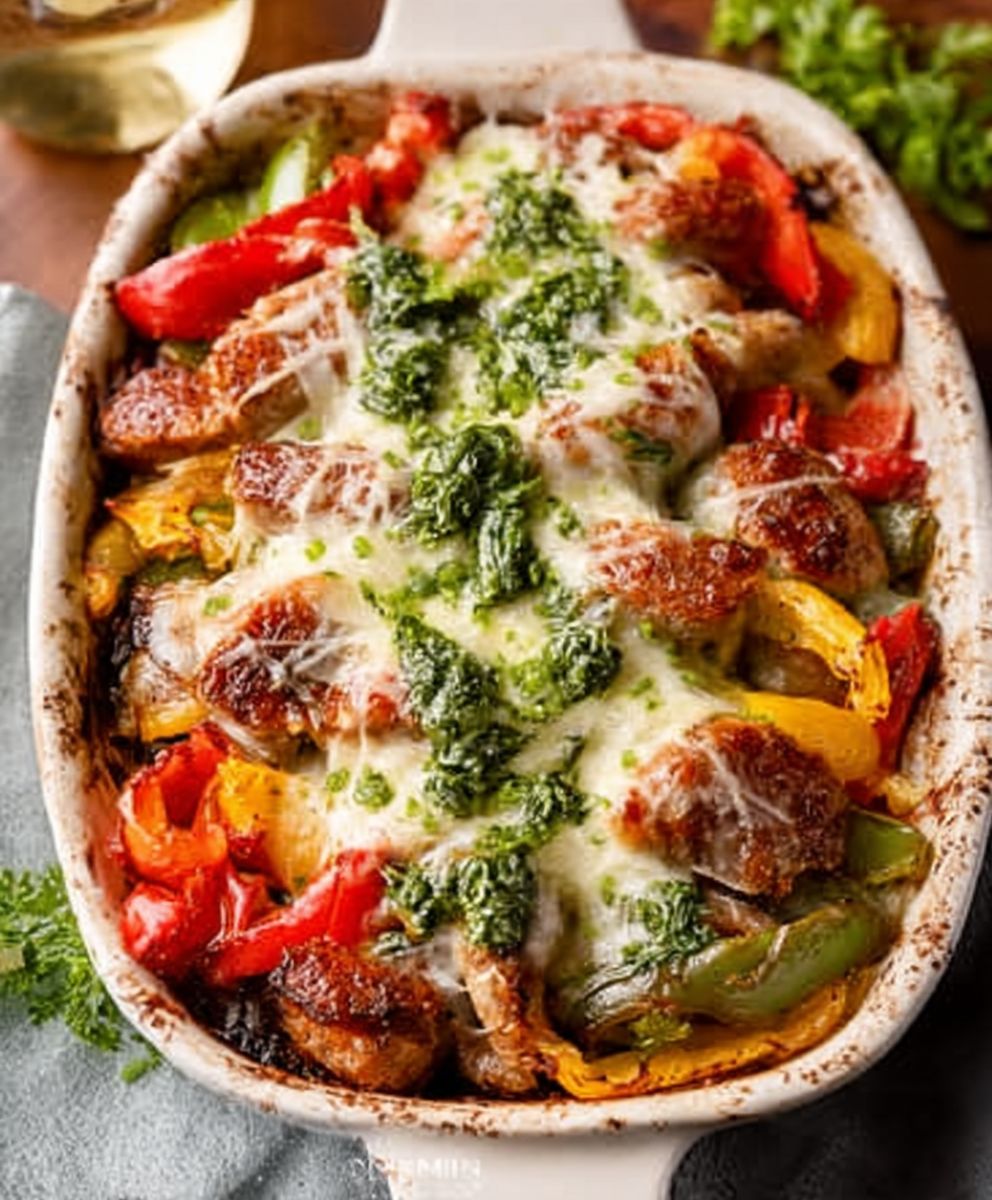 Italian Sausage Bake Keto