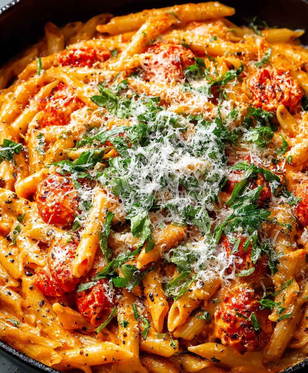 Creamy Tomato Garlic Pasta