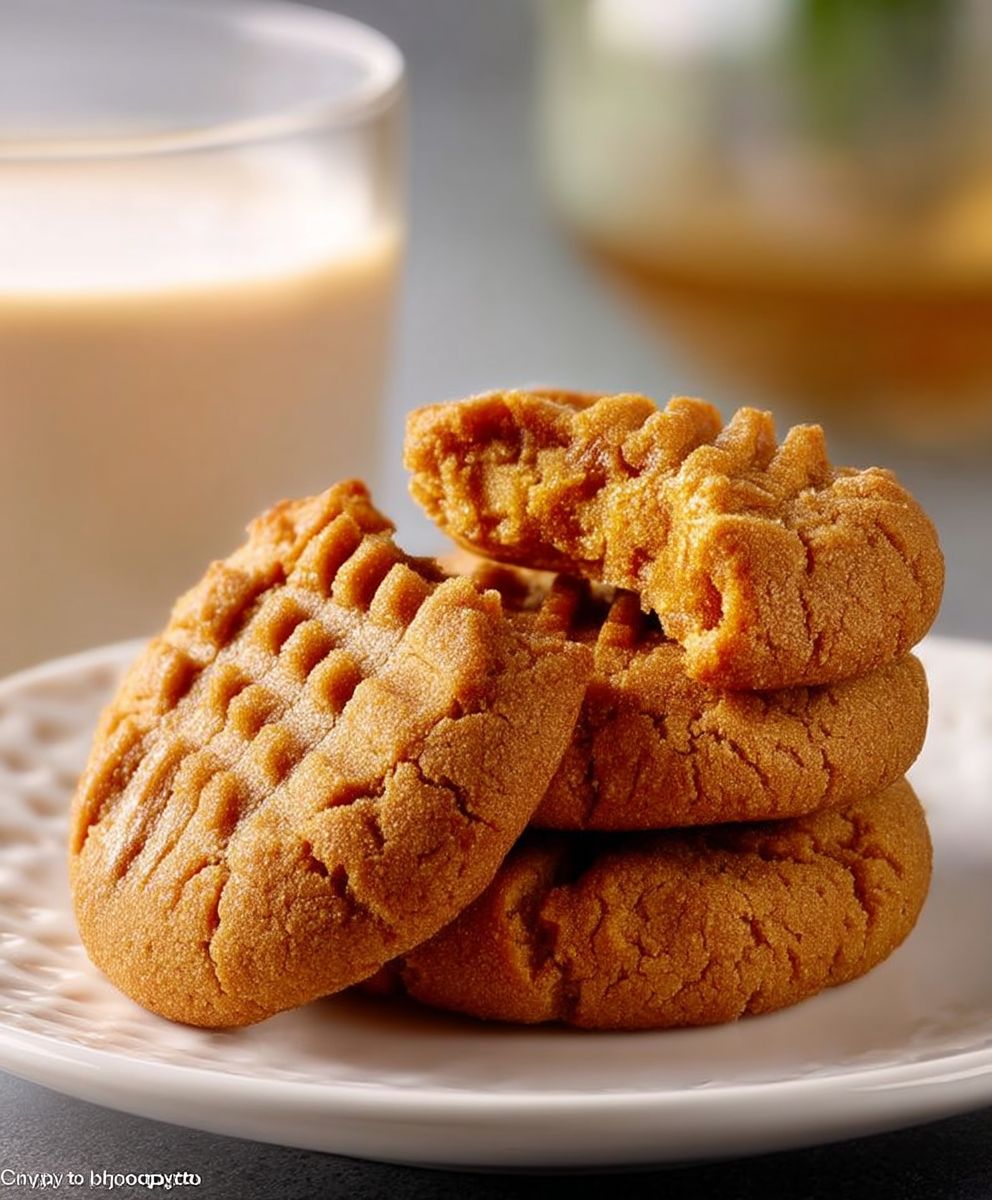Chewy Peanut Butter Cookies