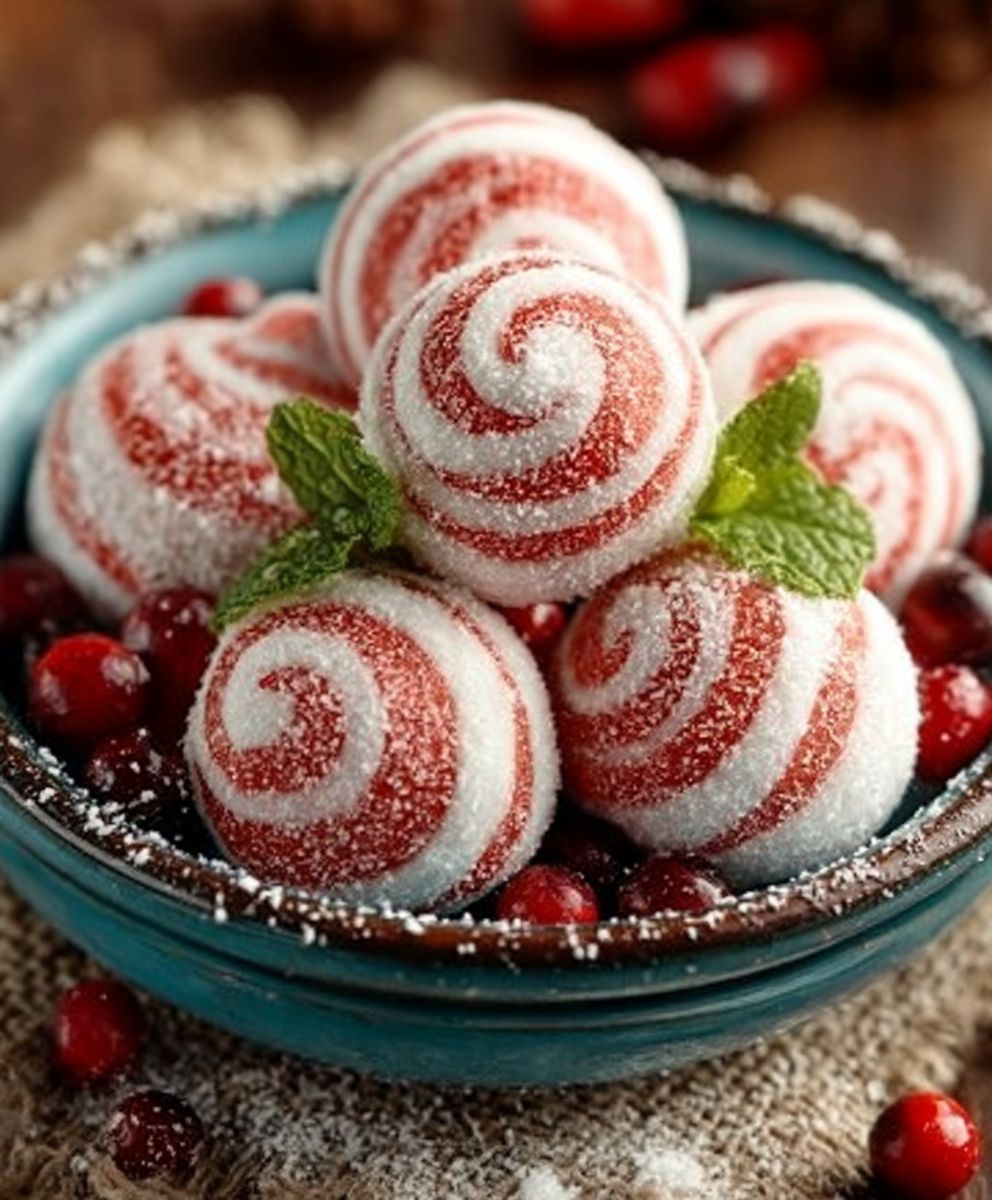 No-Bake Soft Peppermint Balls