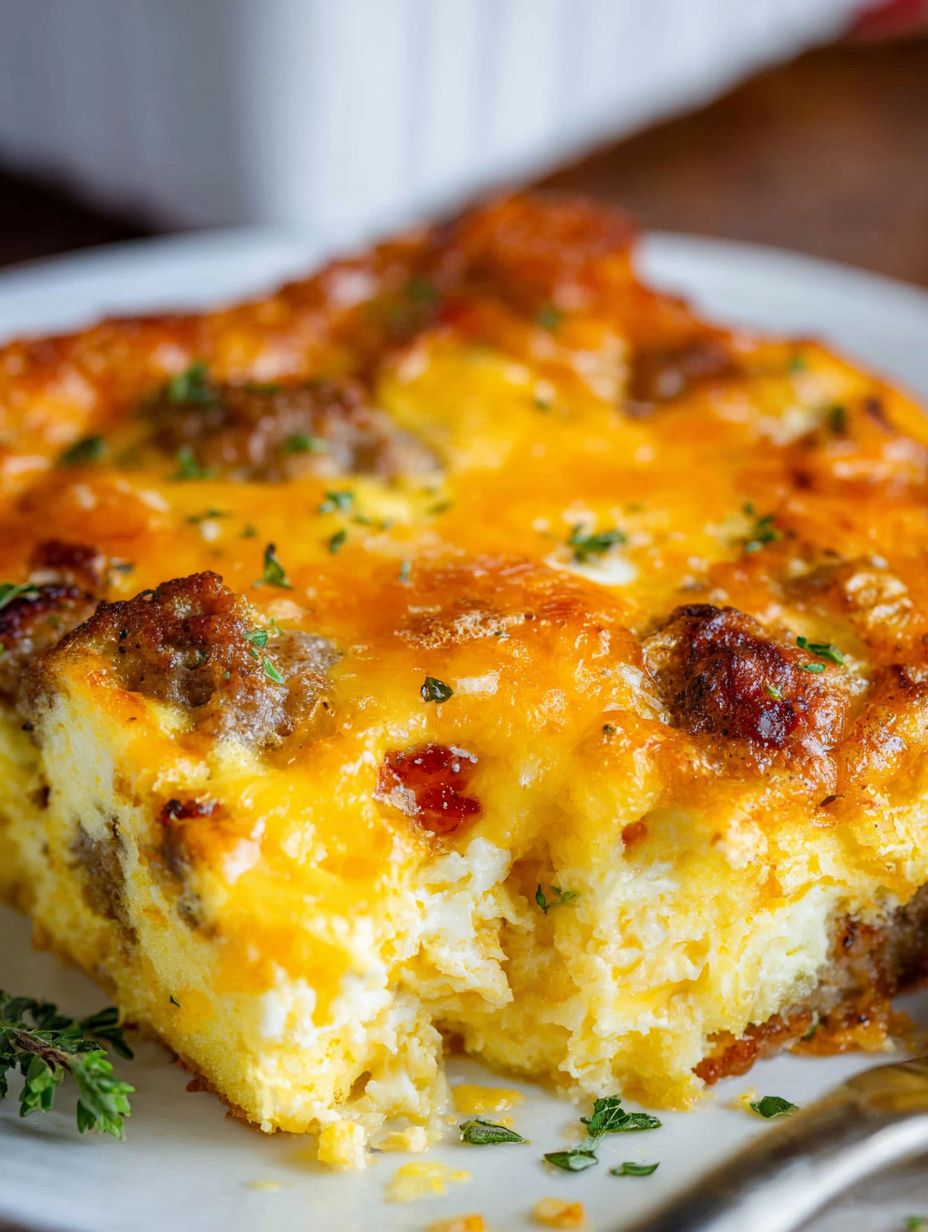 sausage and egg casserole
