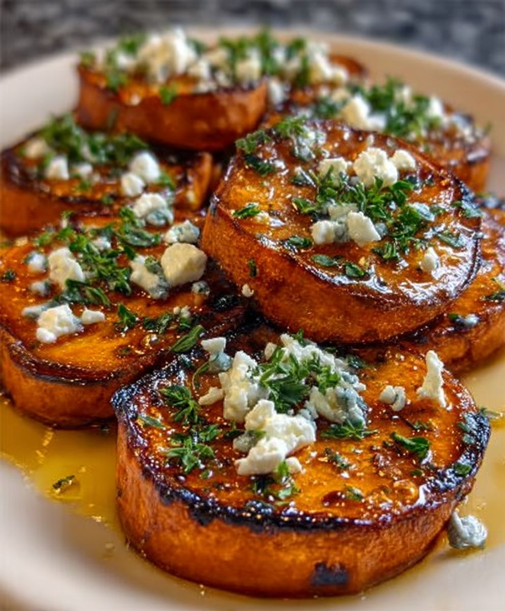 Roasted Sweet Potato Rounds