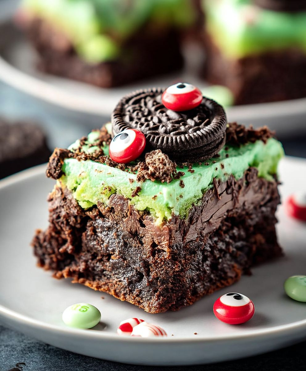Grinch Brownies