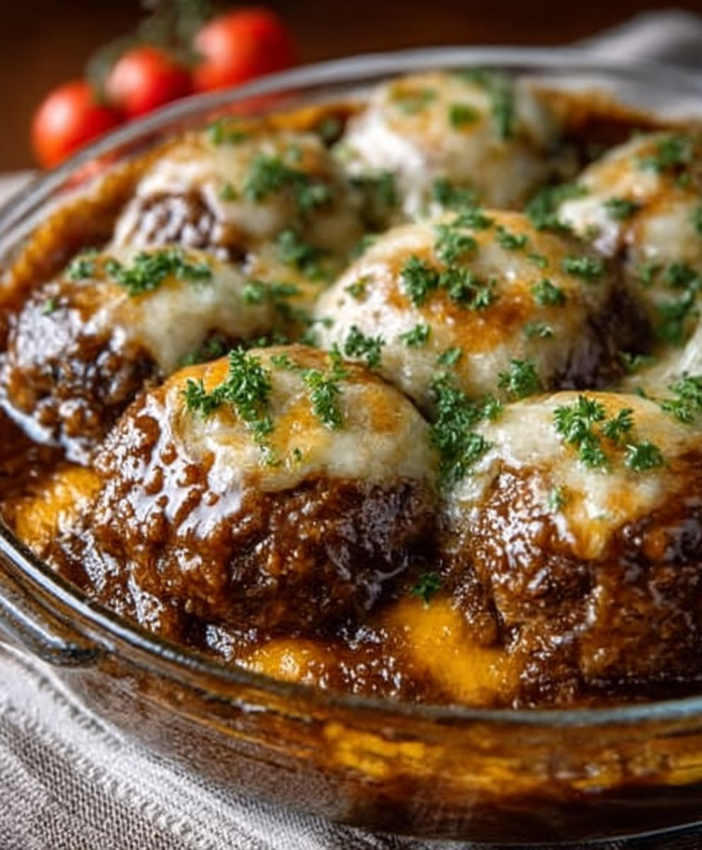Amish Hamburger Steak Bake