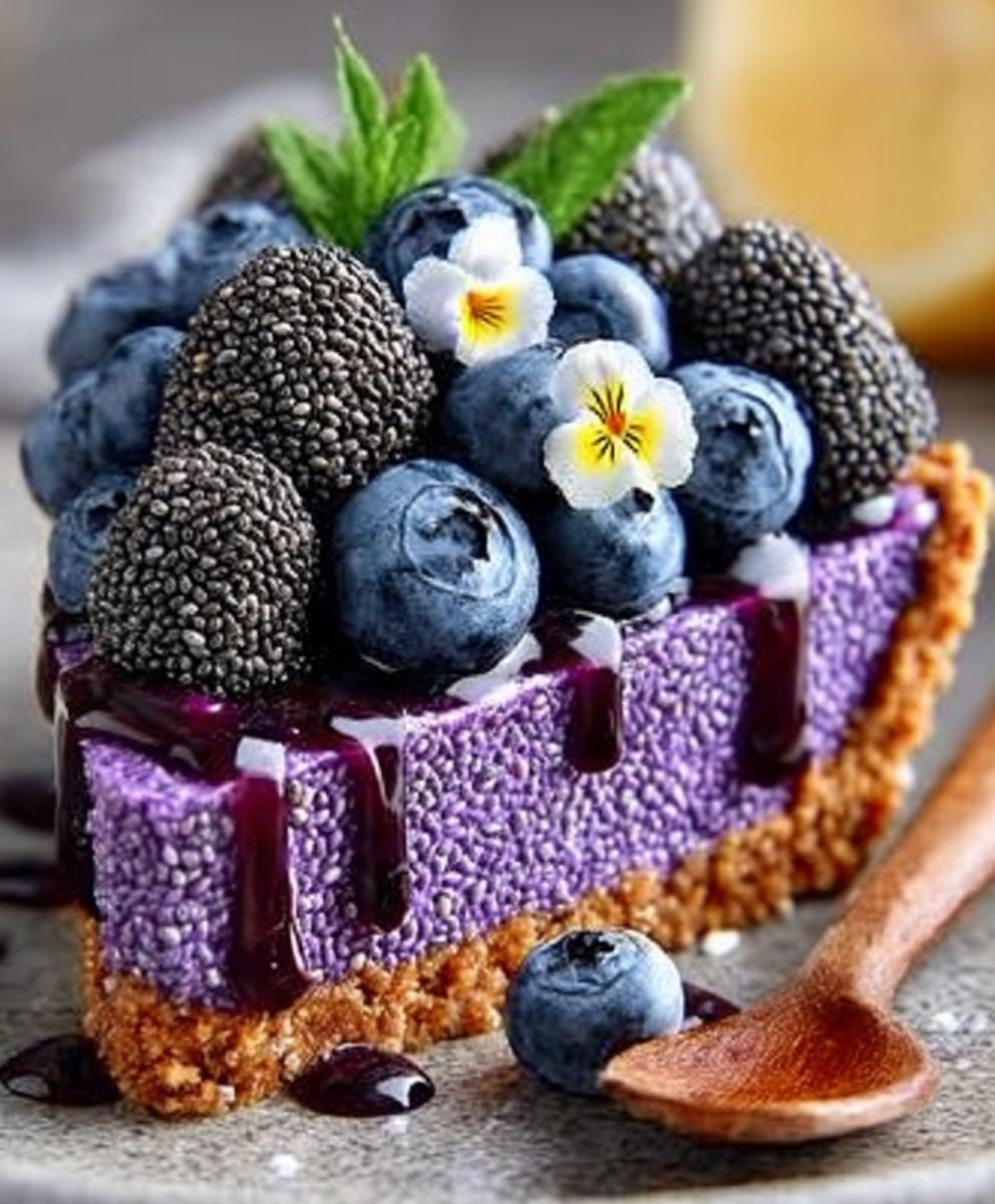 Blueberry Chia Seed Pie