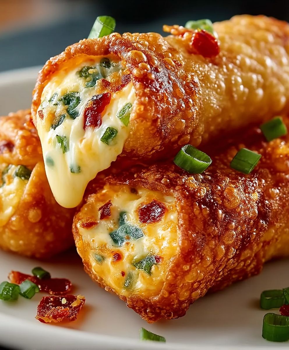 Mini Jalapeno Popper Egg Rolls