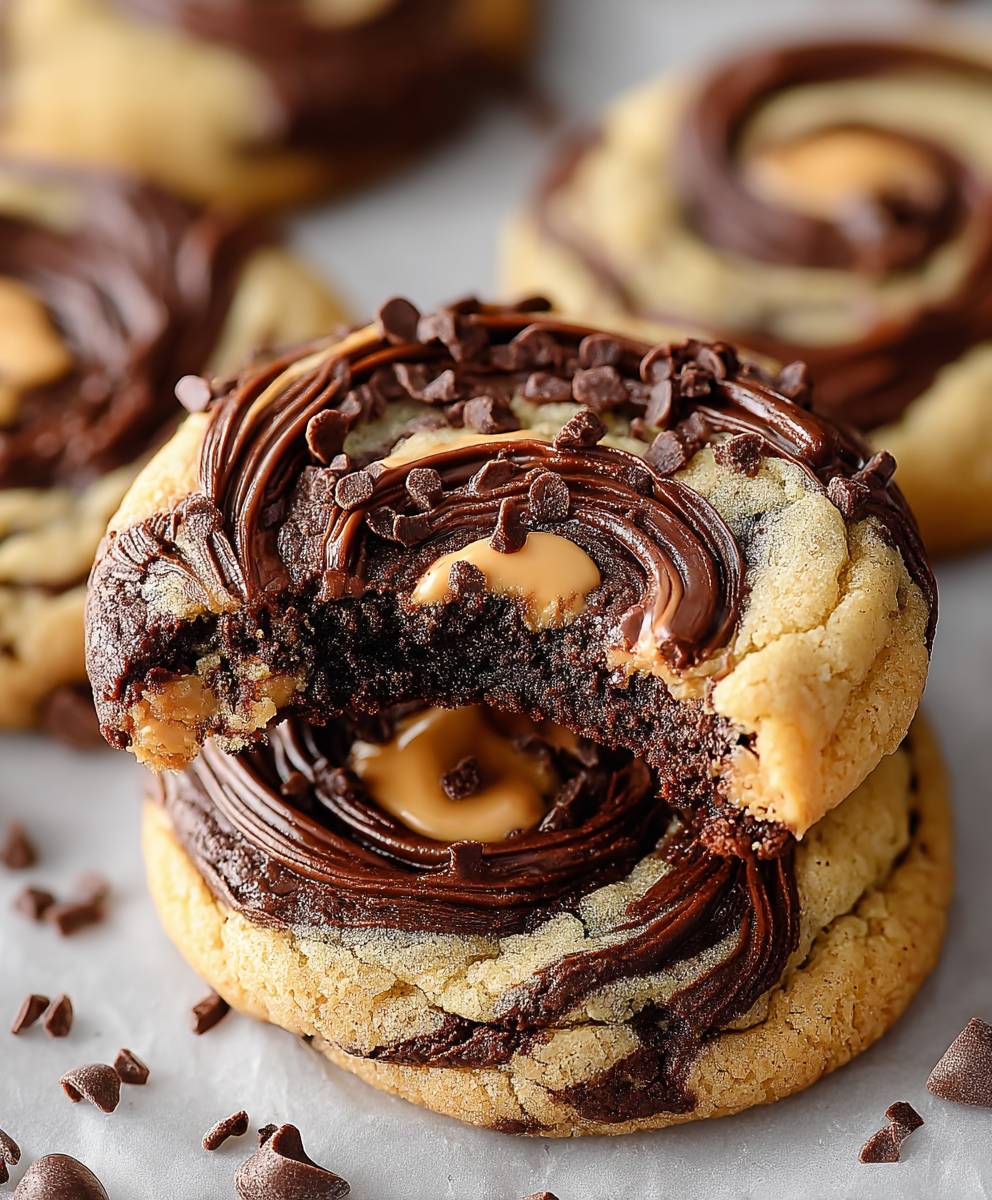 Peanut Butter Brownie Cookies