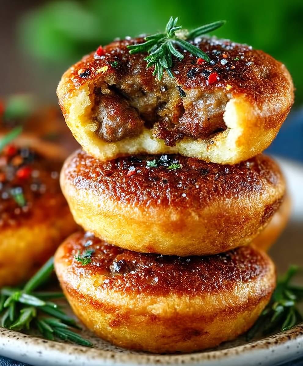Sausage Pancake Muffins