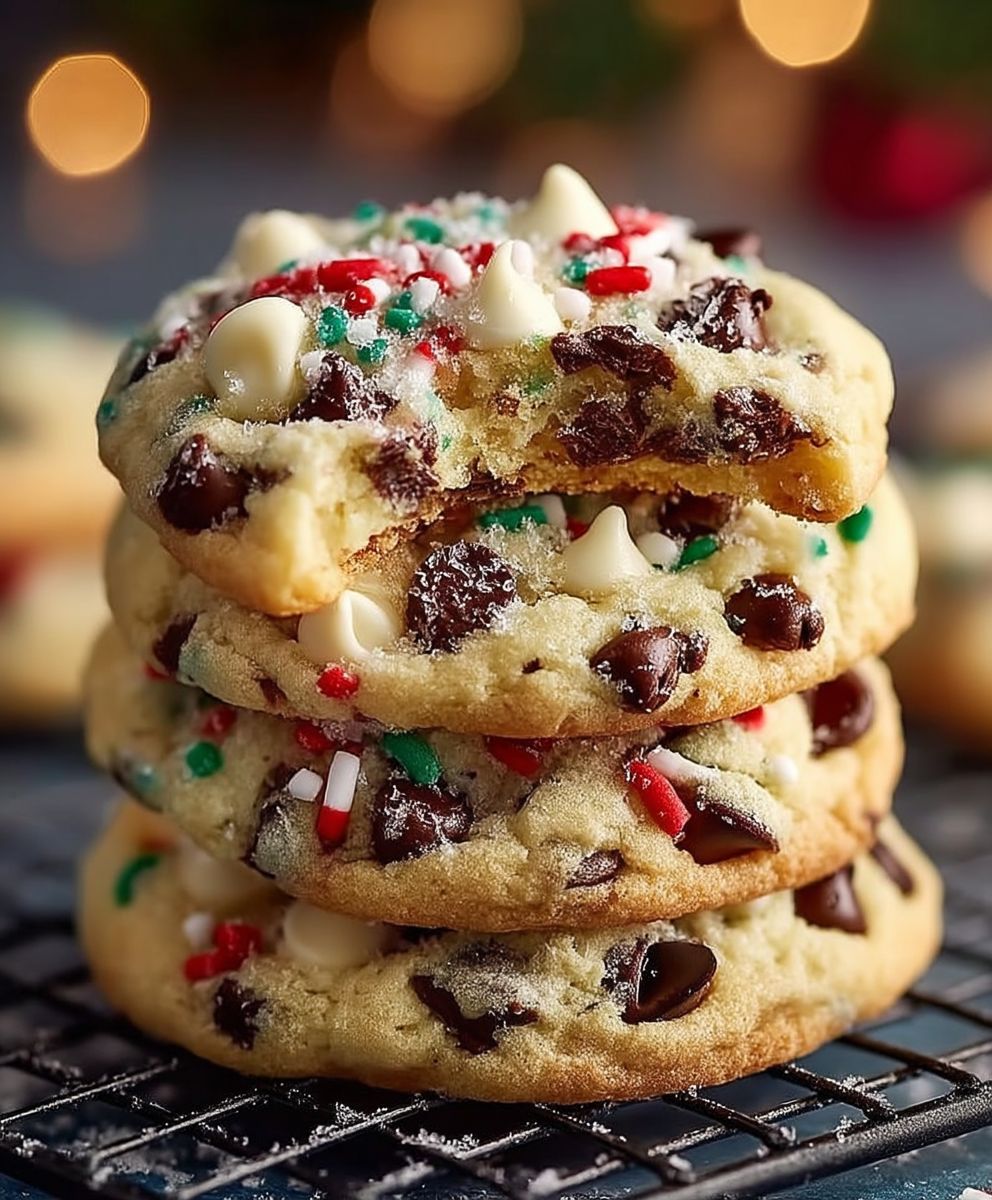 Winter Wonderland Chocolate Chip Cookies