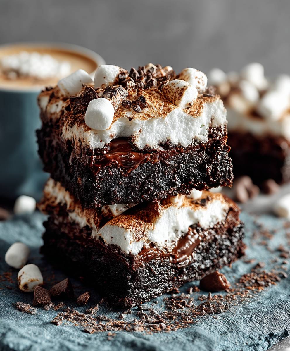 Hot Chocolate Brownies