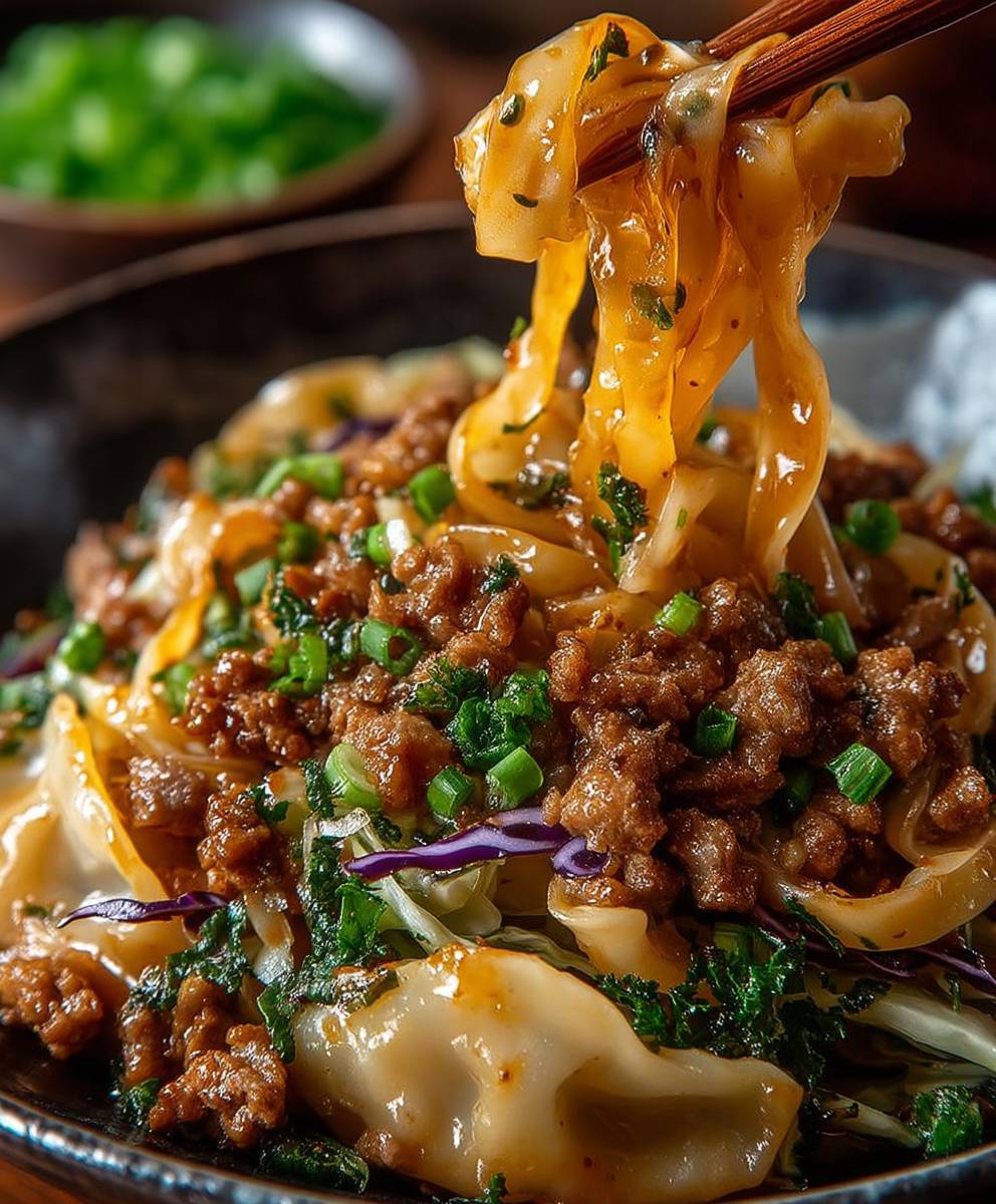 Potsticker Noodle Bowl