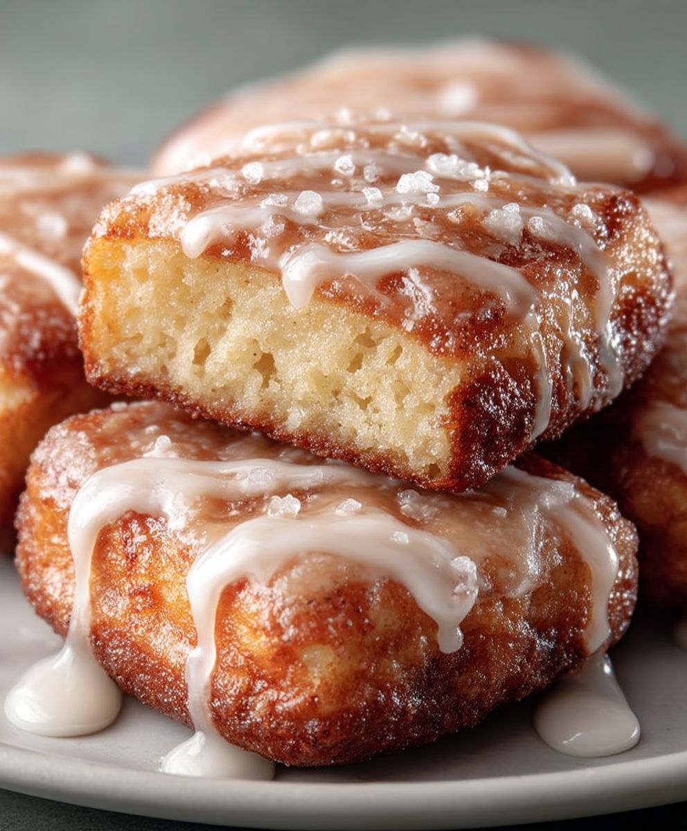 Soft Baked Maple Donut Bars