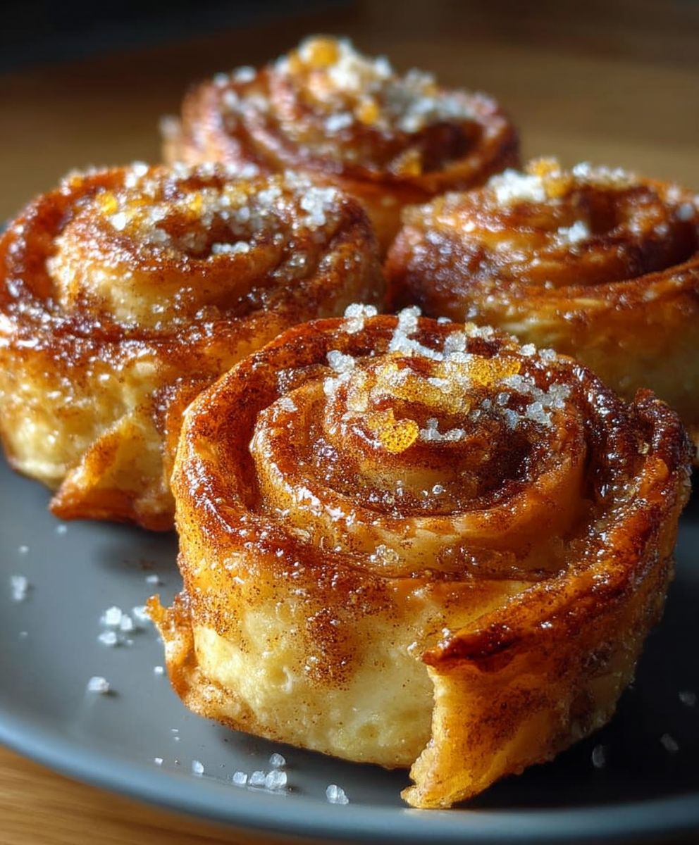 Air Fryer Cinnamon Sugar Tortilla Rolls