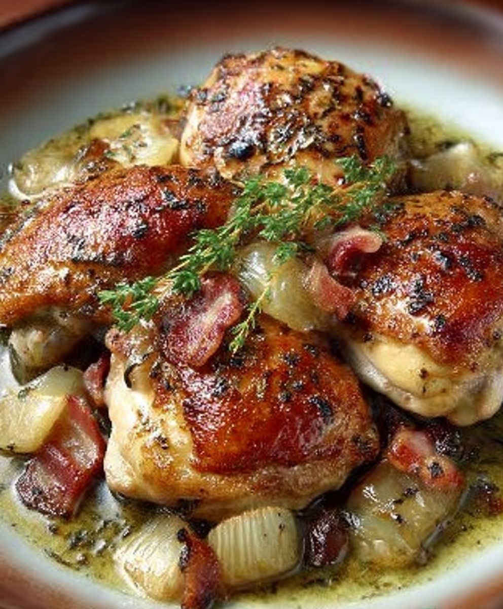 Savory Chicken Fricassée