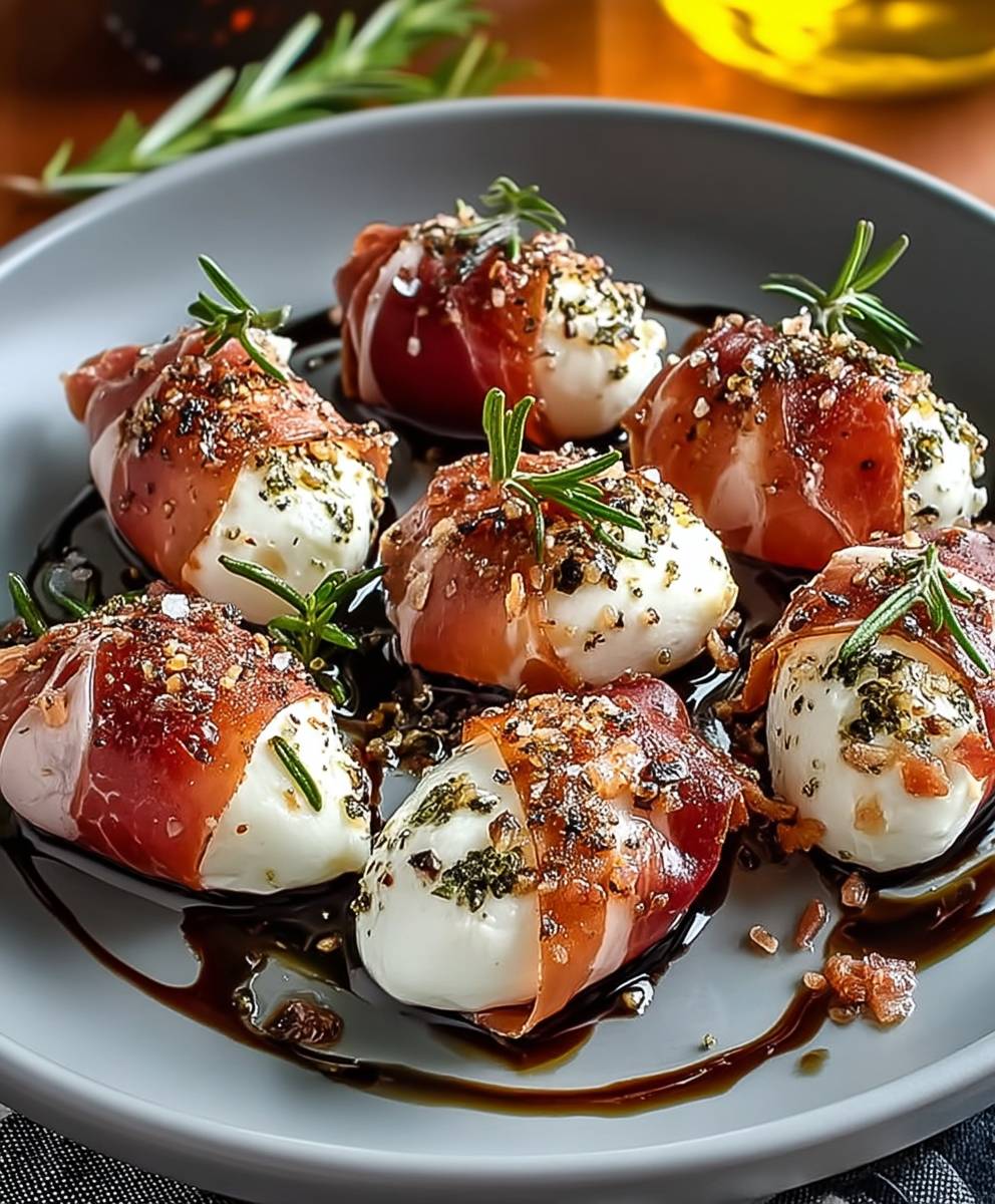 Prosciutto Mozzarella Bites