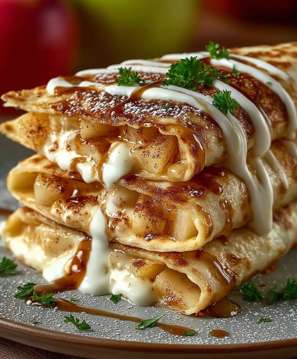 Apple Cinnamon Quesadillas