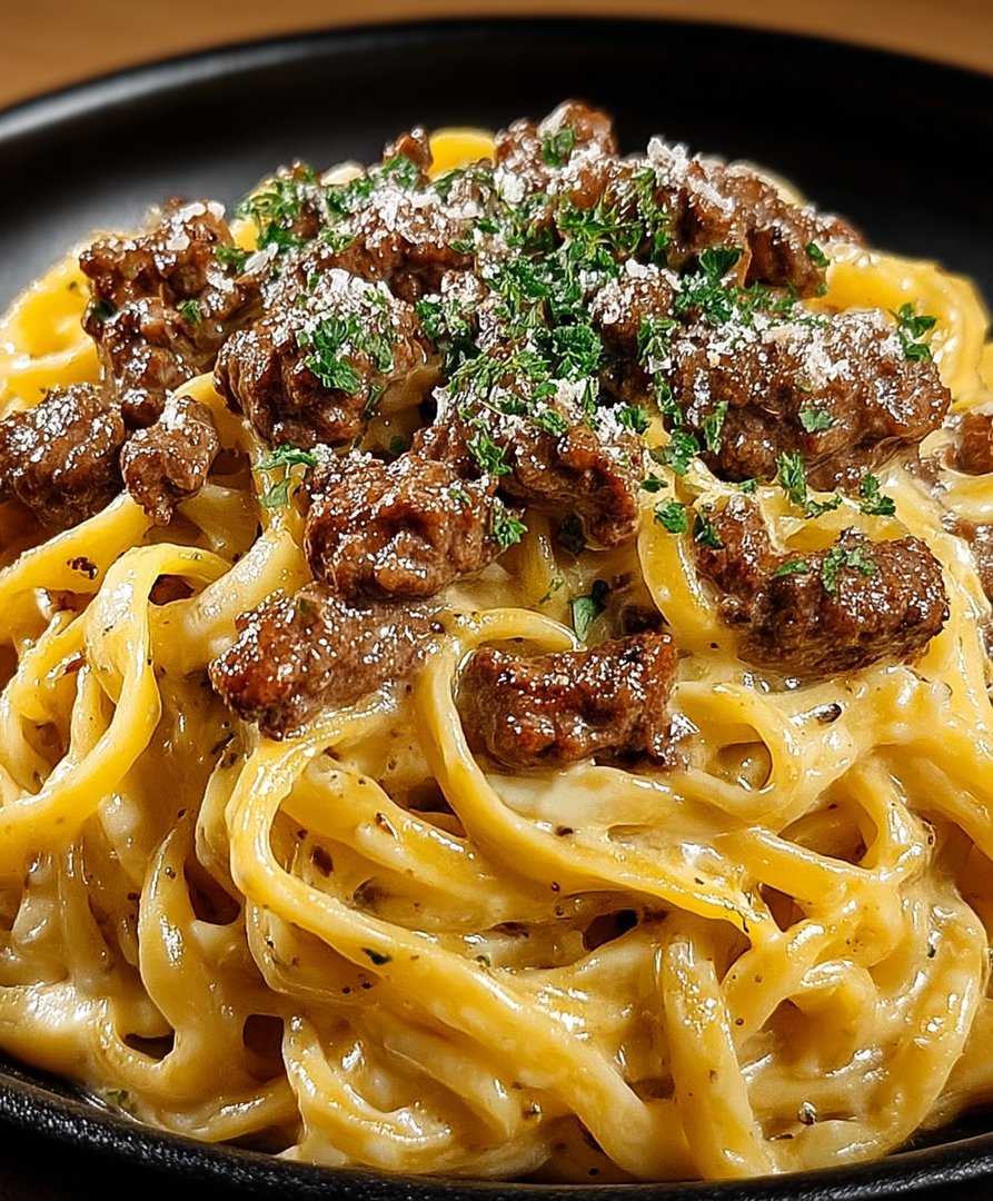 Creamy Beef Garlic Butter Pasta: A Deliciously Easy Recipe image 2
