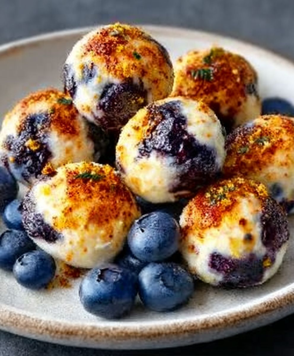 Lemon Blueberry Cottage Cheese Protein Bites image 2