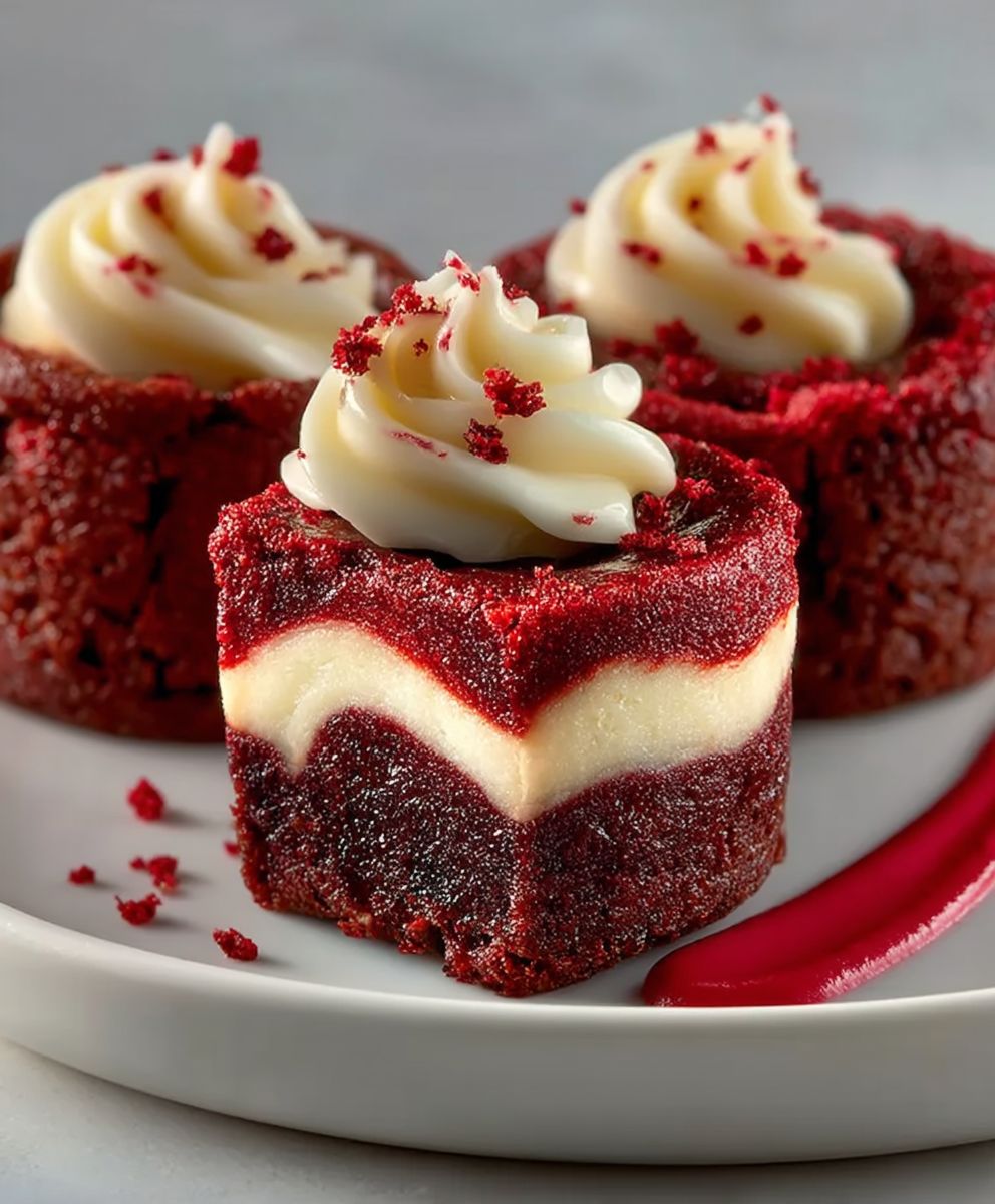 Sweet Red Velvet Brownie Bites image 2