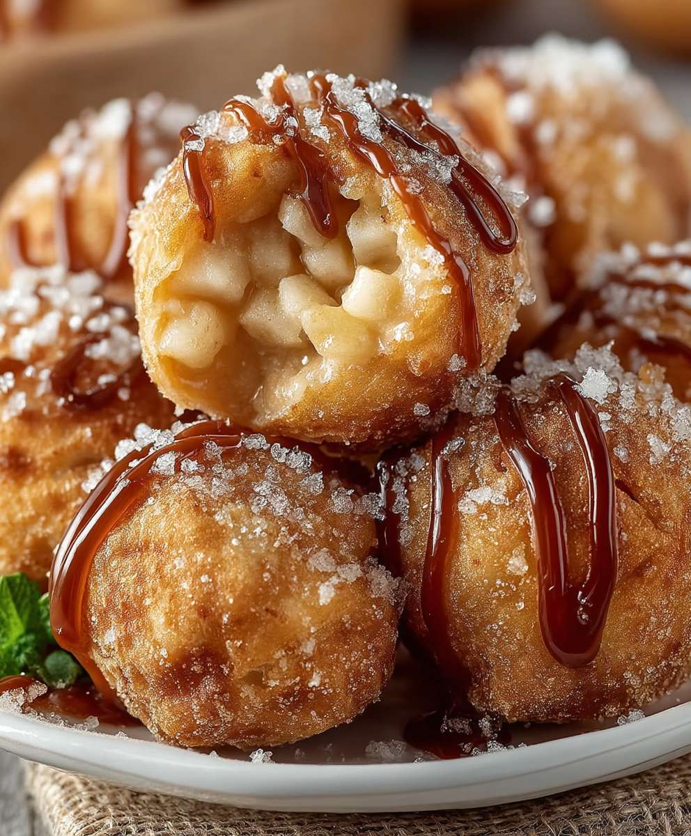 Air Fryer Apple Pie Bombs | Easy Gooey Apple Dessert Bites image 2