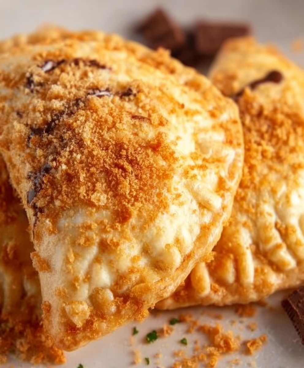 Buttery S’Mores Hand Pies | Easy Gooey Chocolate Marshmallow Dessert image 2