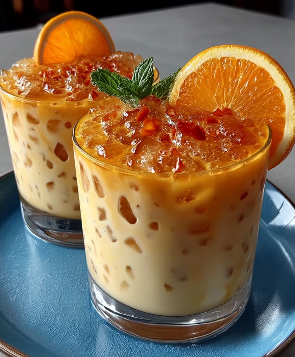 Coconut Orange Glow | Easy Creamy Citrus No Bake Dessert image 2
