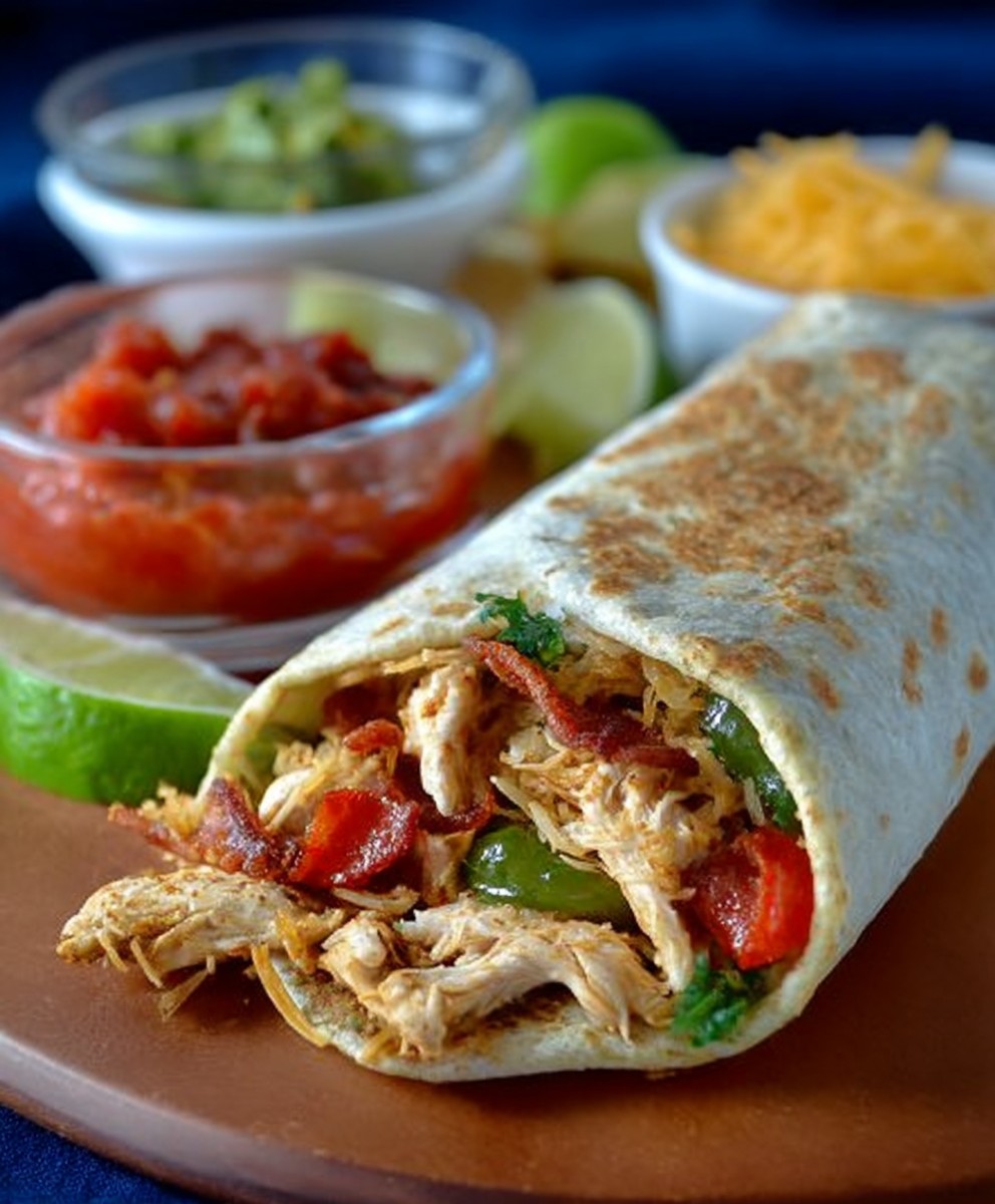 Crispy Chicken Beef Bacon Wrap image 2