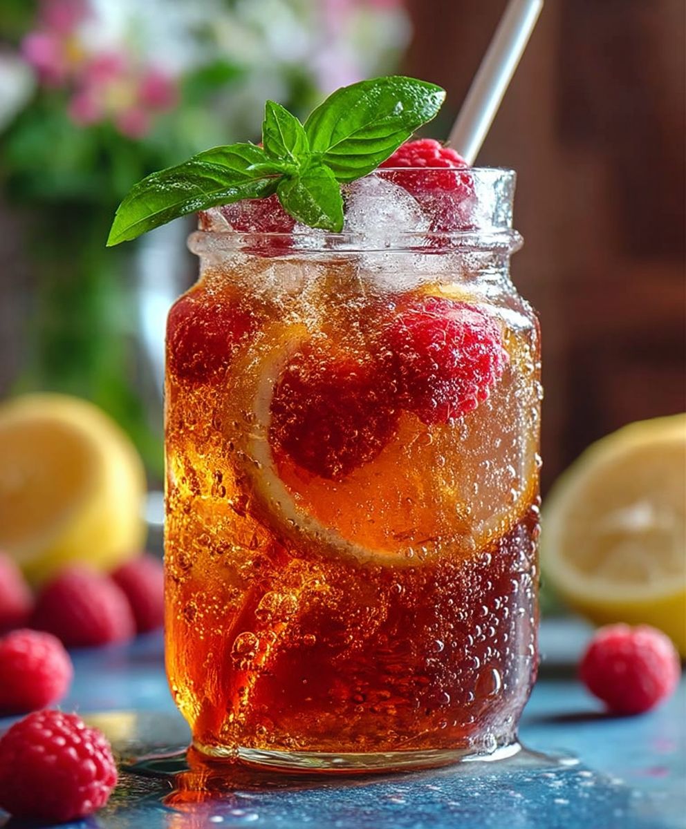 Earl Grey Raspberry Iced Tea | Refreshing Fruity Summer Tea Recipe image 2