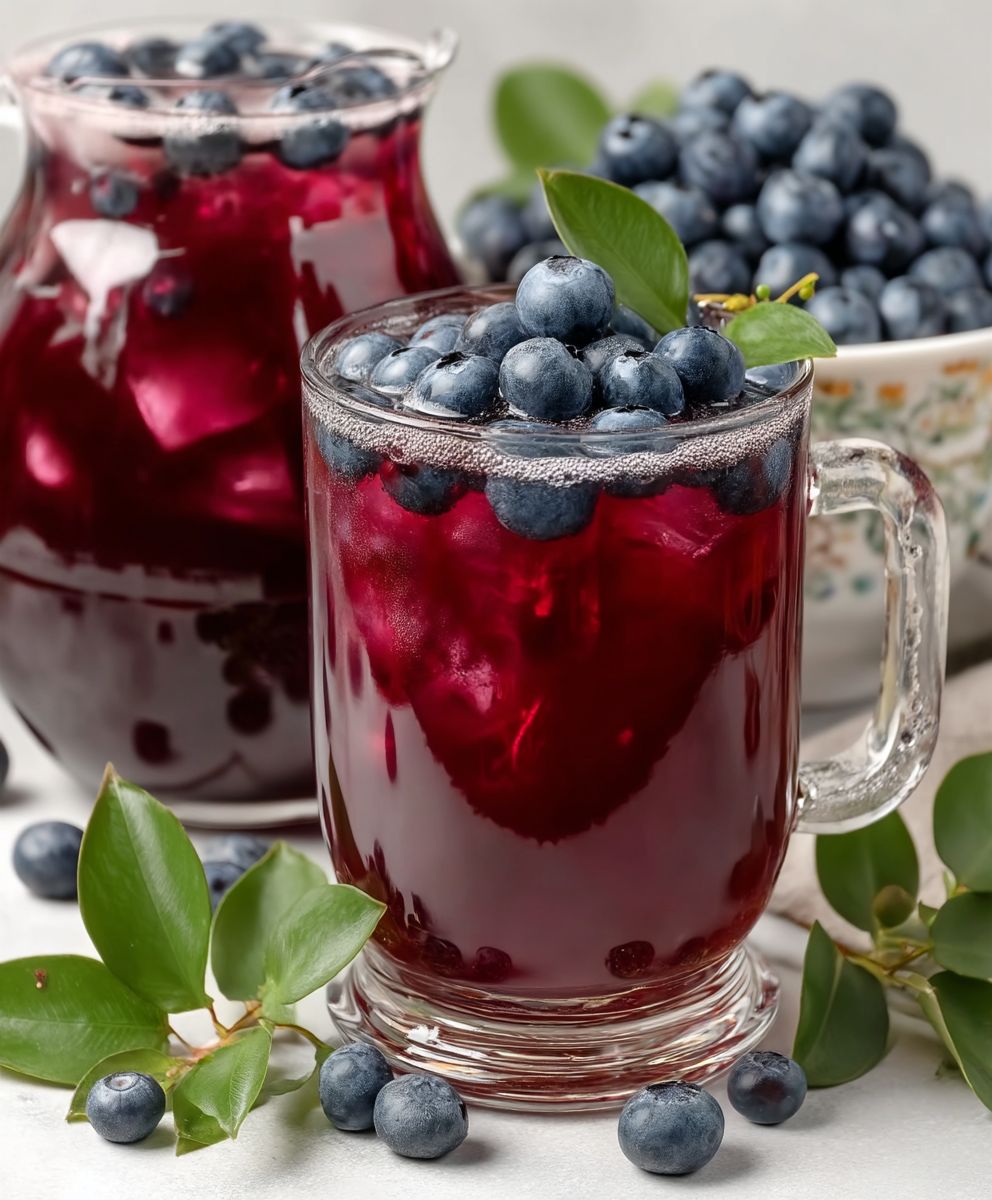 Fresh Blueberry Tea | Light Refreshing Homemade Fruit Tea Recipe image 2
