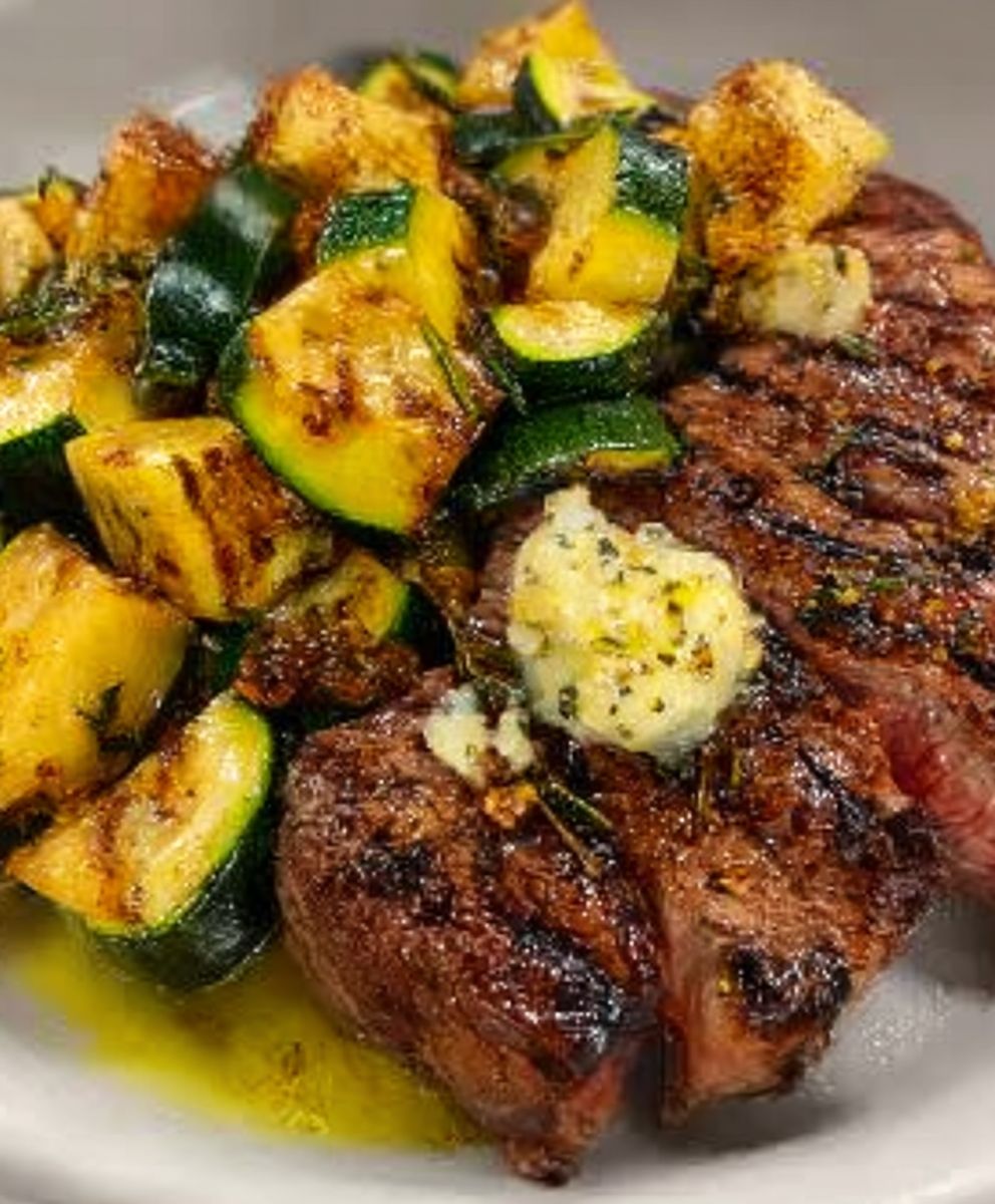 Garlic Butter Steak and Zucchini image 2