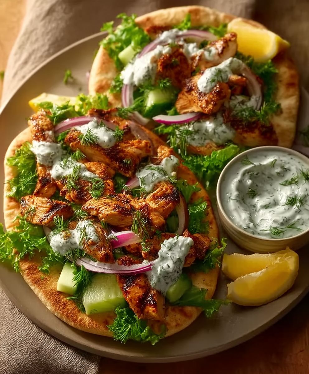 Sheet Pan Chicken Pitas with Herby Ranch image 2